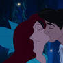 The little mermaid kiss the girl completed