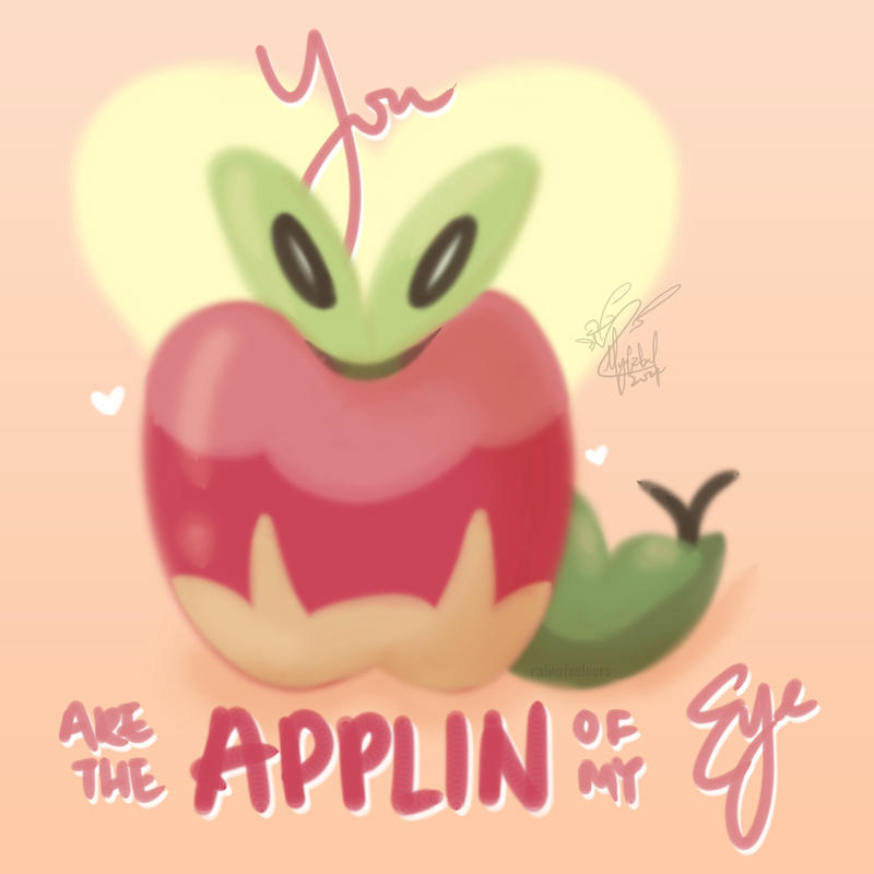 Pokemon - Applin of my Eye by mystickal-celticka on DeviantArt