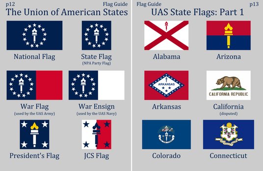 Union of American States Flags