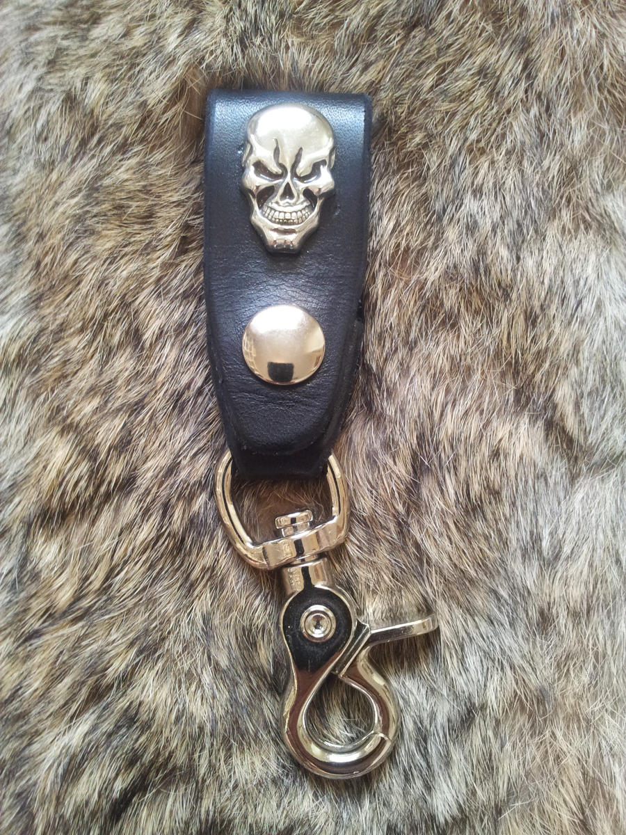 Custom Leather key ring