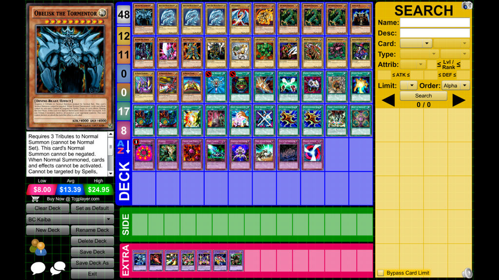 Battle City Kaiba Deck by kaibaduel on DeviantArt Battle City Kaiba Deck by kaibaduel on DeviantArt