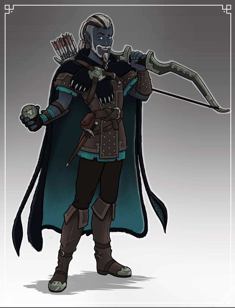 Duan - Half Drow Ranger by Sophiekhara on DeviantArt