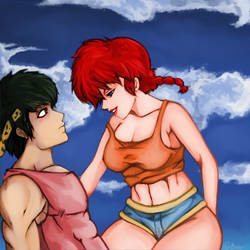 Ranma and Ryoga?