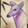 Deer Watercolor design