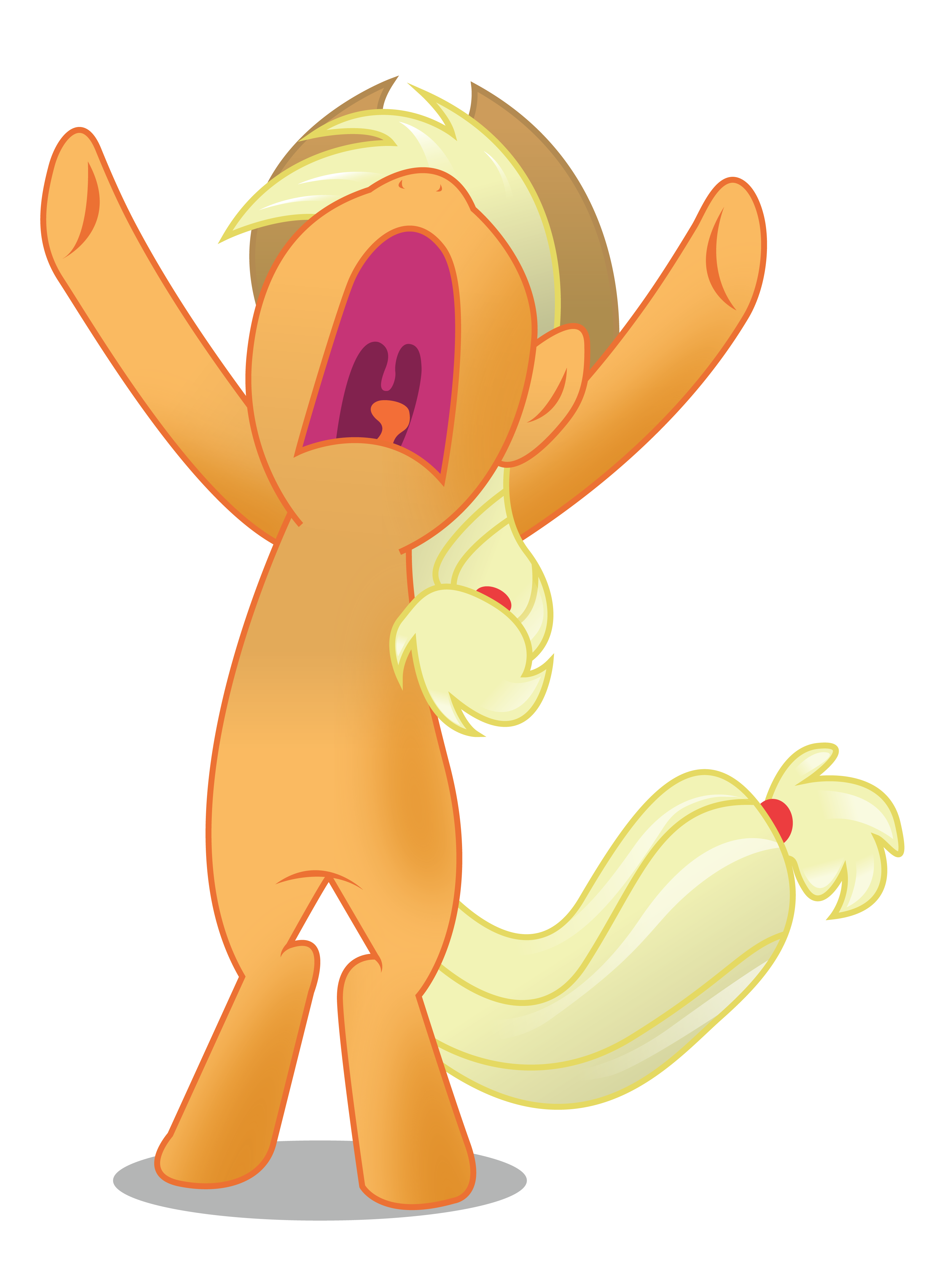 Applejack con sombras XD