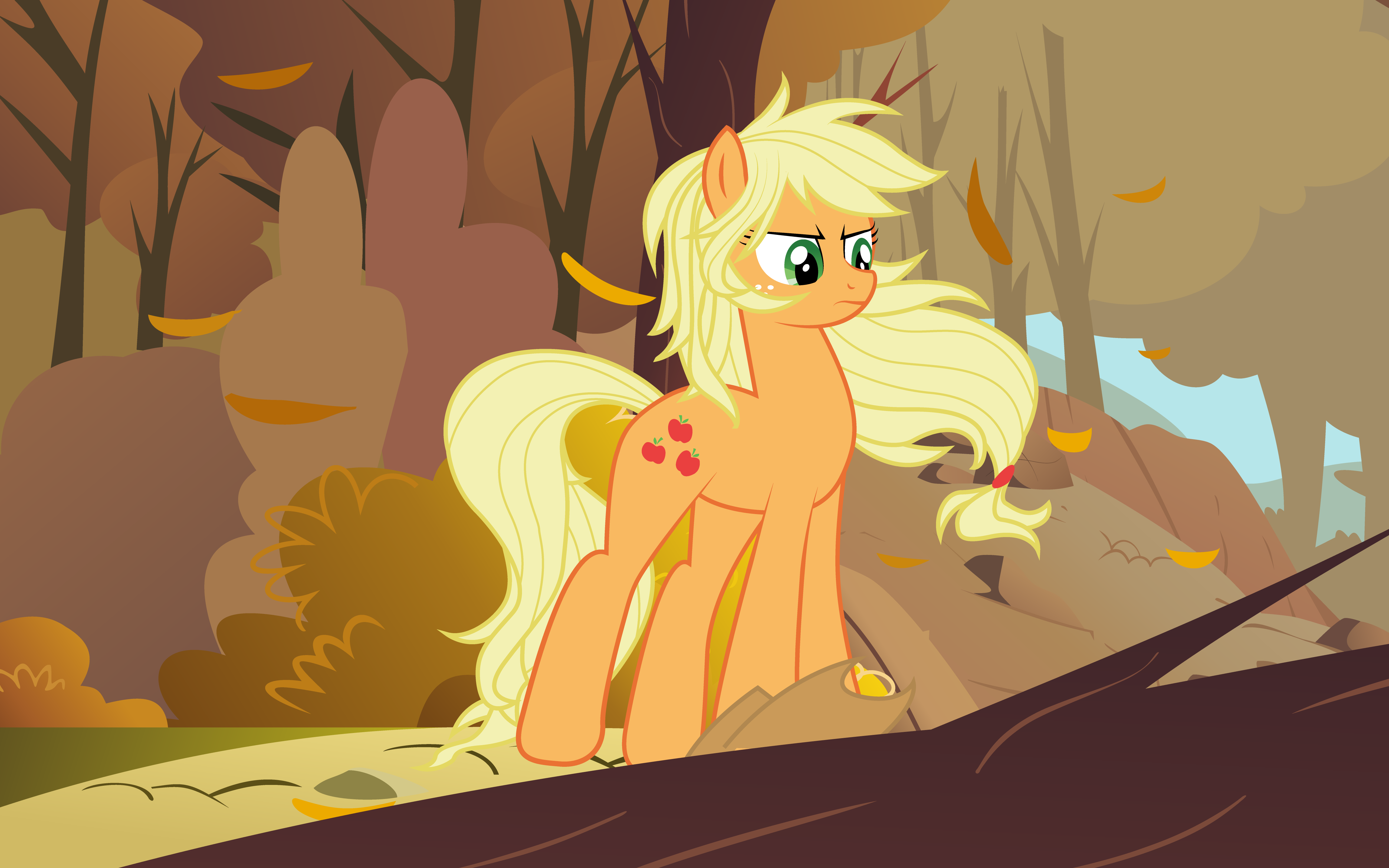 El arrivo de Applejack XD