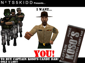 Captain Koso's candy bar