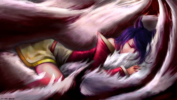 Sleeping Ahri - Dark