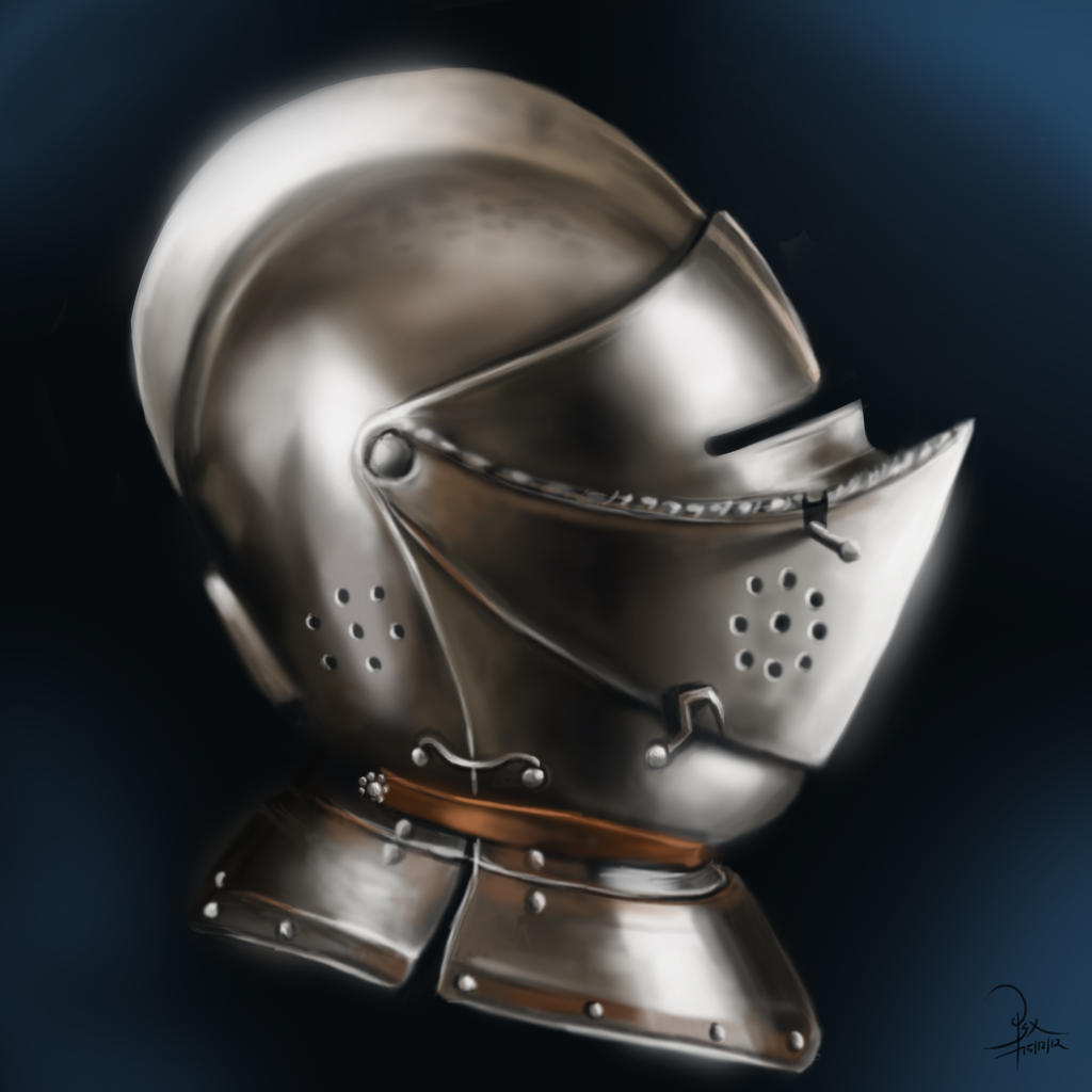 Knight Helm Study by Aziore on DeviantArt