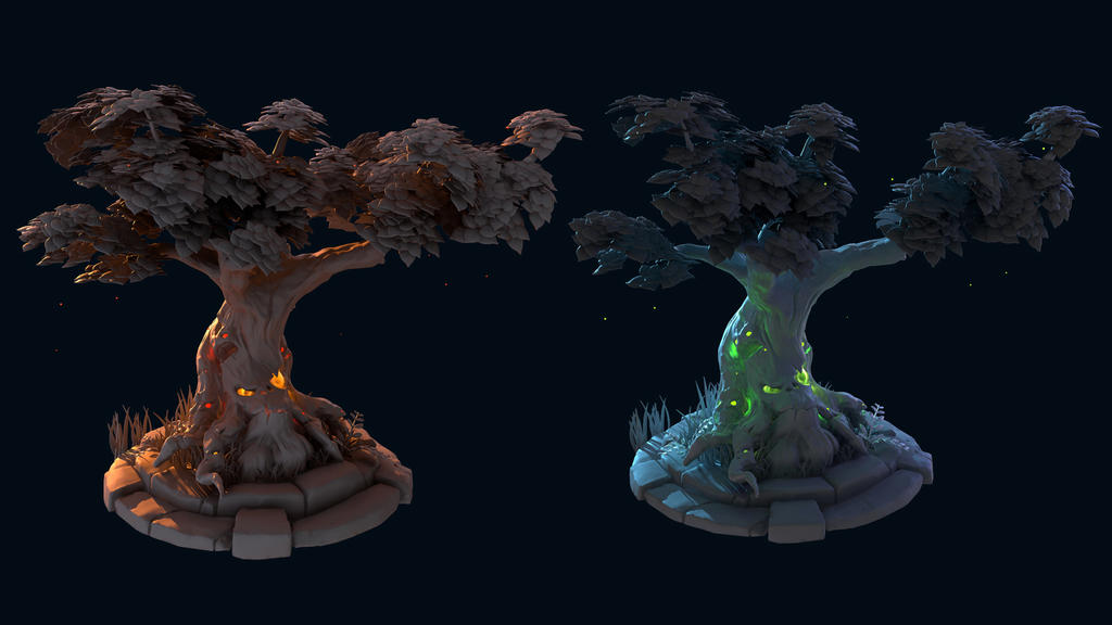 Haunted Tree by AlesRot on DeviantArt