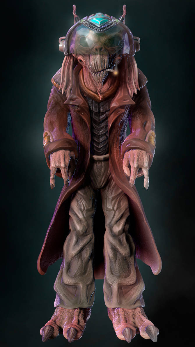 alien star pilot final render by Maurosk8 on DeviantArt