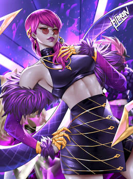 K/DA Evelynn Fanart