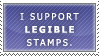 Legible Stamps FTW