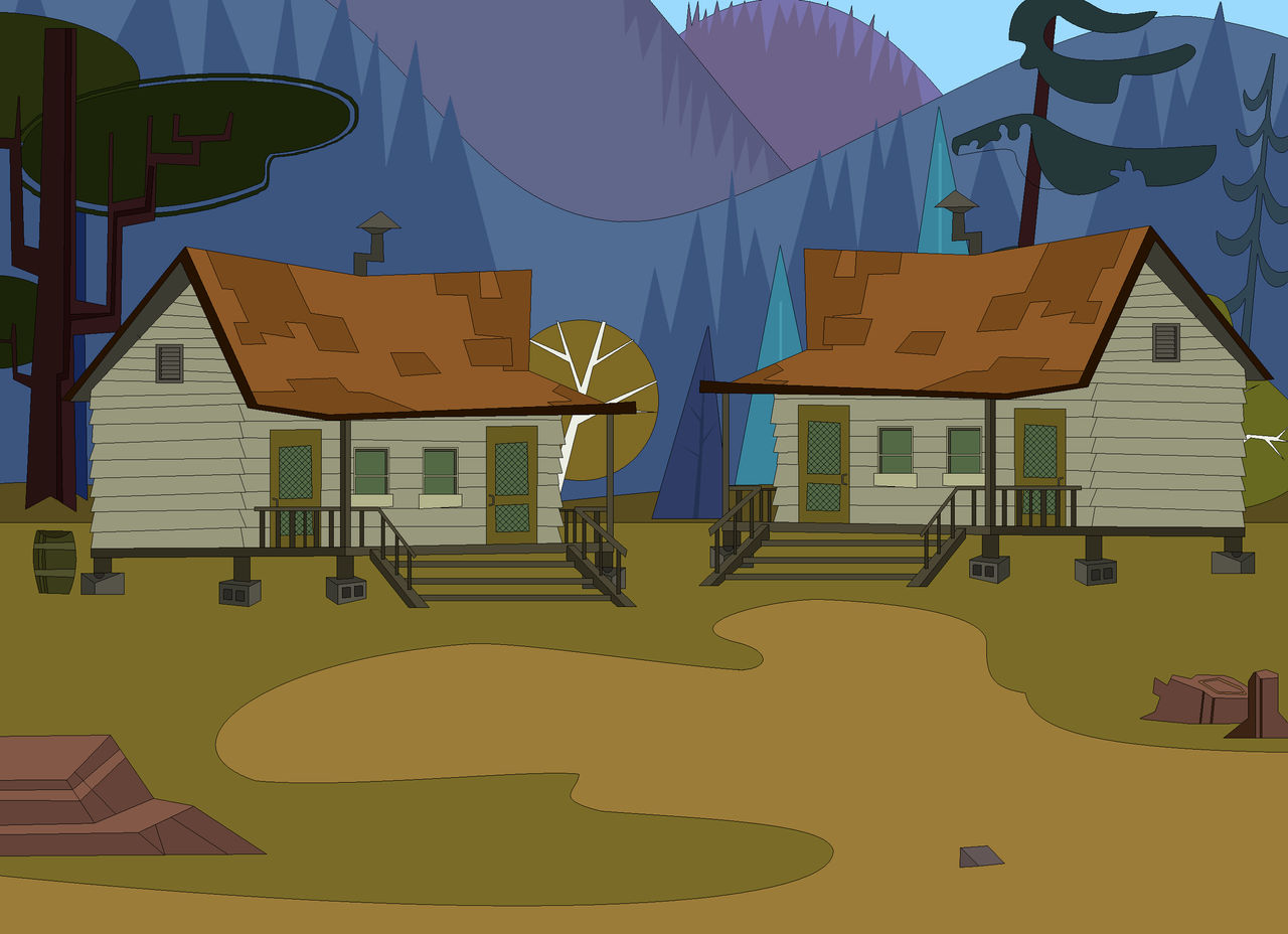Cabins Exterior TDI Background by Marve10us on DeviantArt