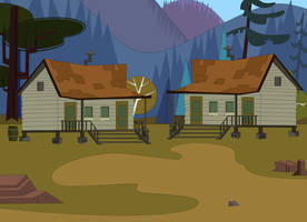 Cabins Exterior TDI Background