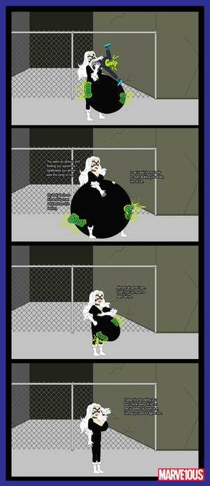 Black Cat Improves Herself
