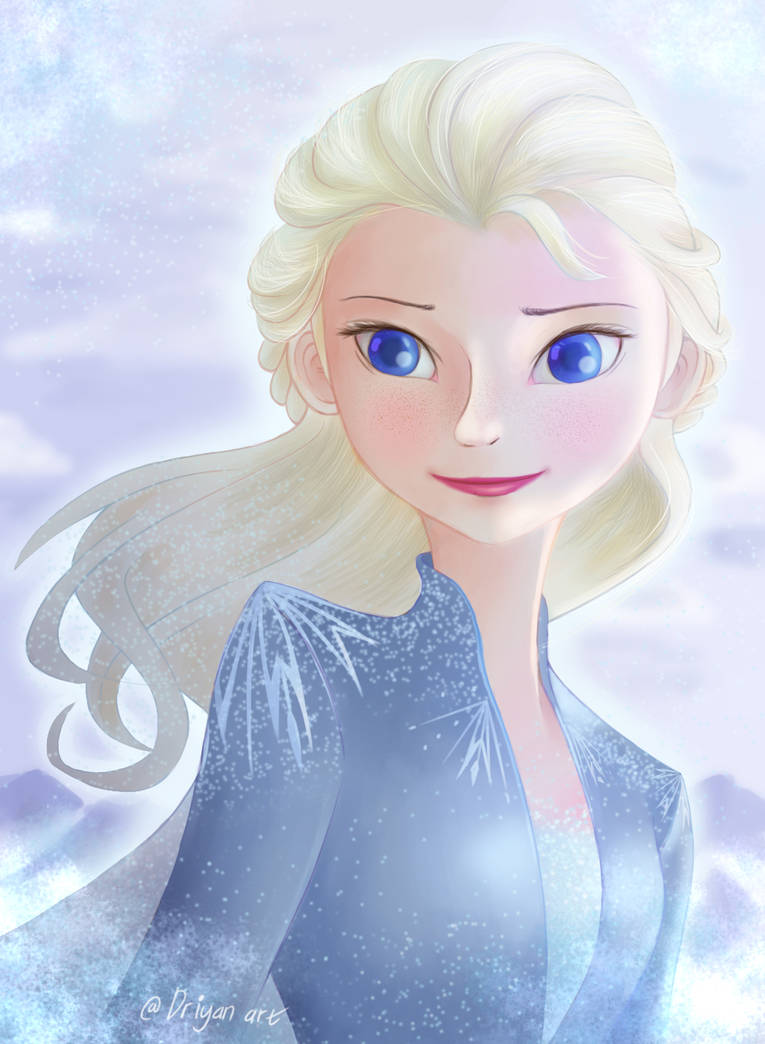 Elsa with anna hairstyle by Driyanart on DeviantArt