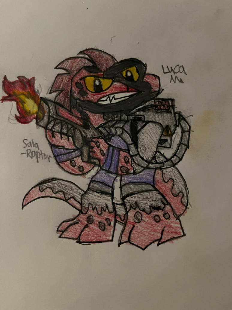 Shh Raptor TMNT: HSH - Sala-Raptor by lmclass20 on DeviantArt