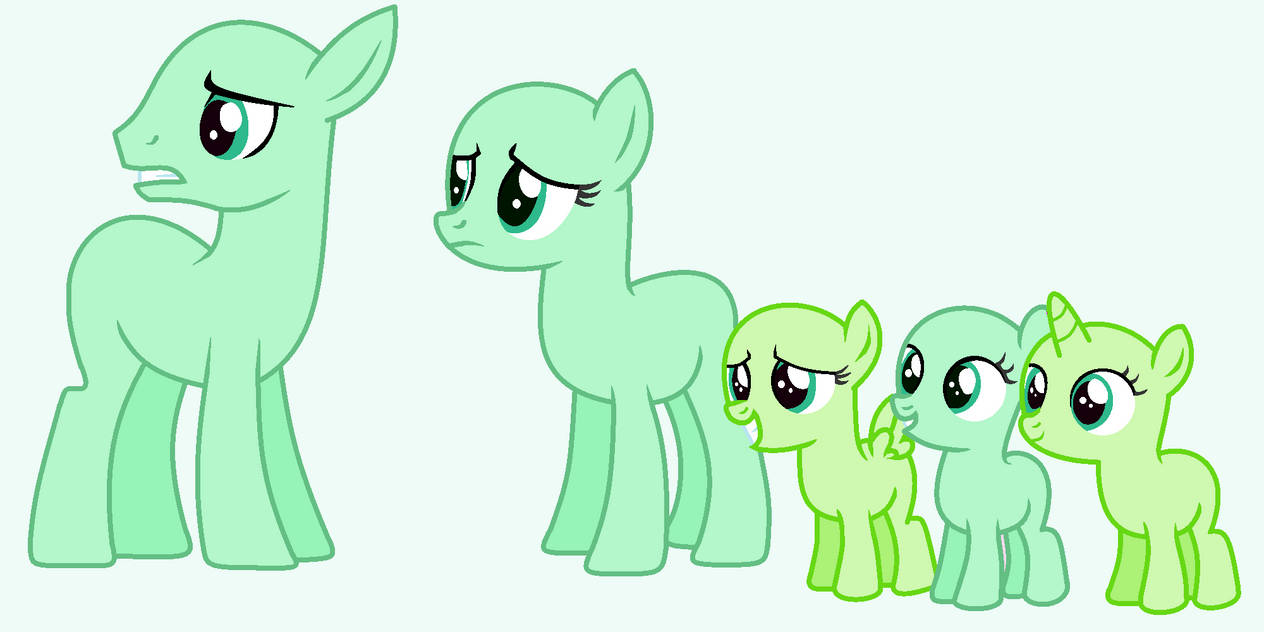 MLP Base 204 by PersephoneiaBases on DeviantArt