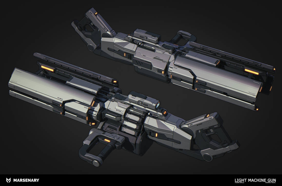 Plasma Shell Light Machine Gun : Plasma shells (Highpoly) by kvor on DeviantArt