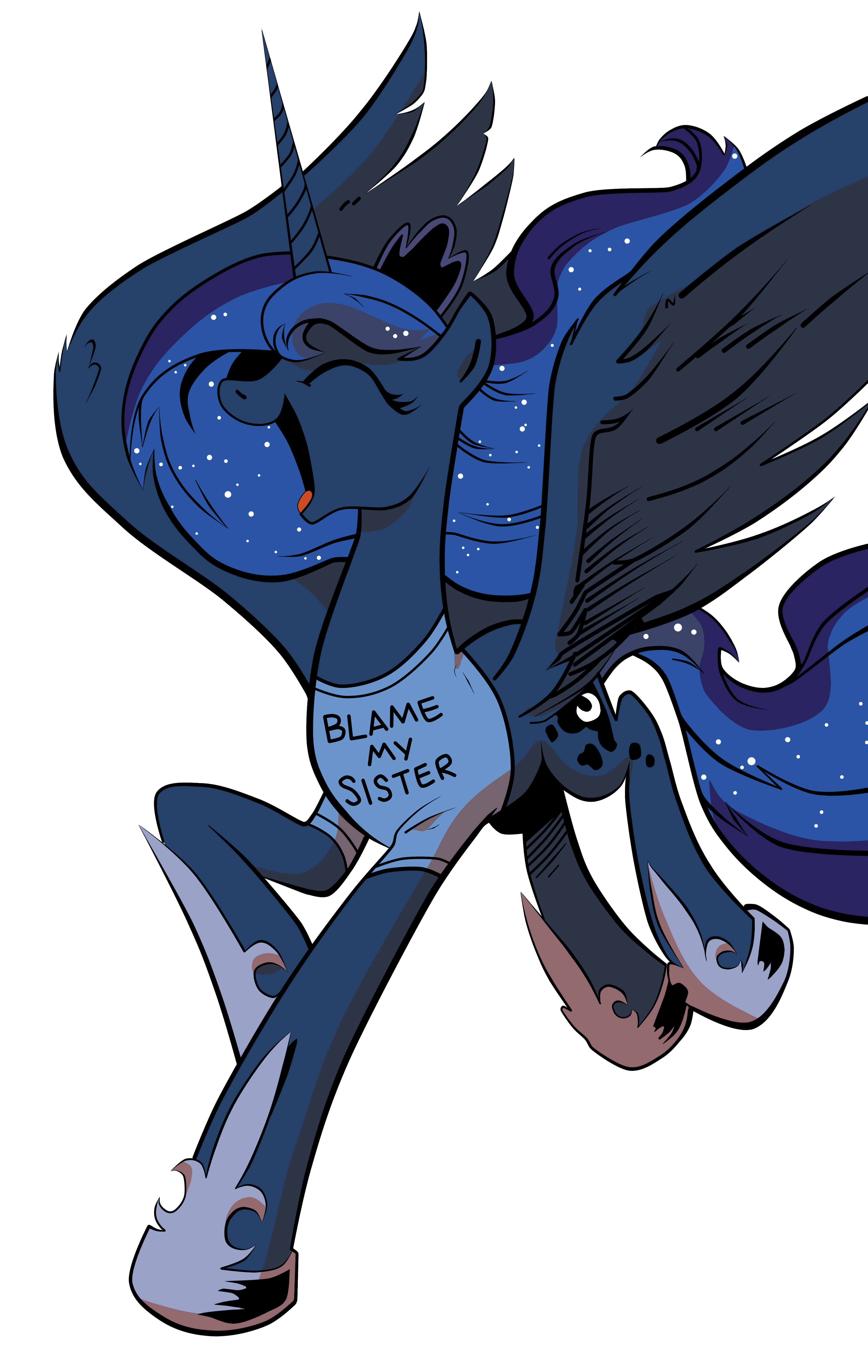 Luna: Blame my sister