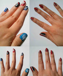 Mass Effect nail art