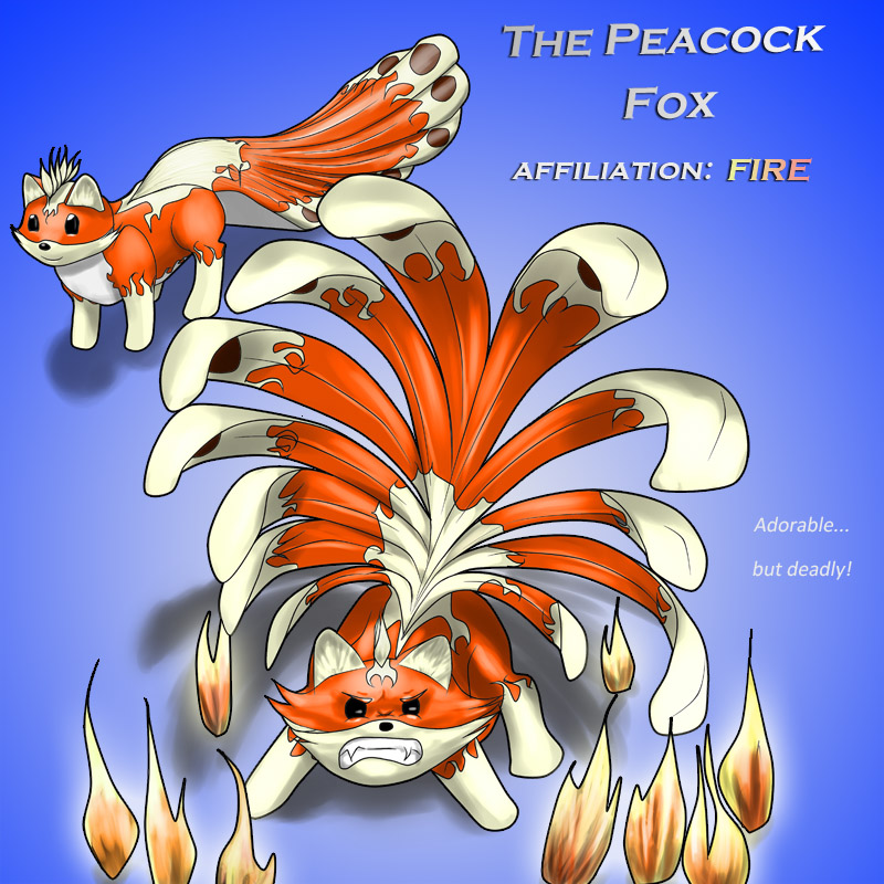 The peacock fox