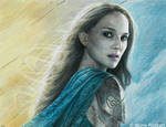 Jane Foster (Natalie Portman) by Quelchii