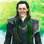 Loki (mixed media)