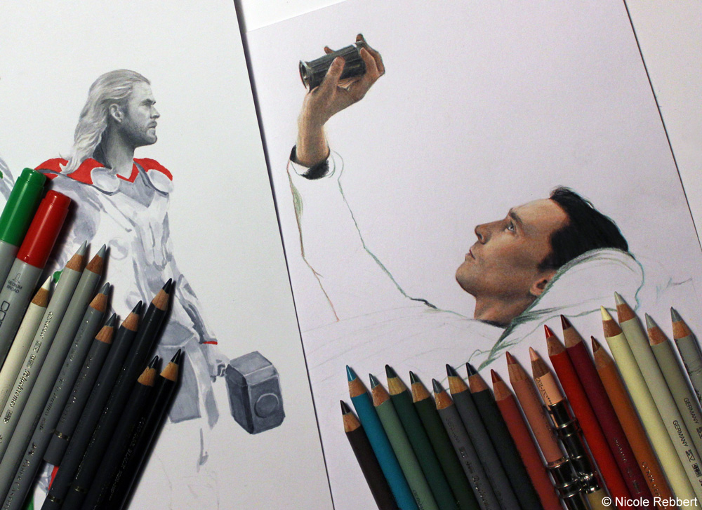 Thor and Loki WIP (2)