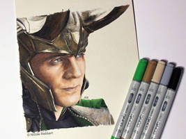 Loki (marker drawing)