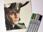 Loki (marker drawing) by Quelchii