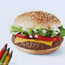 Burger drawing