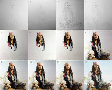 Jack Sparrow step by step