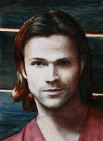 Sam Winchester (watercolor)