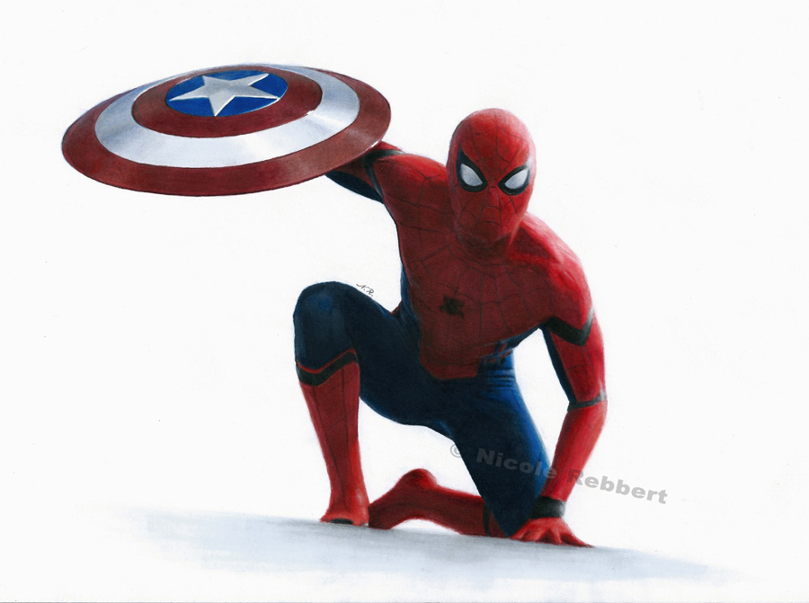 Spider-Man - Captain America Civil War (drawing)