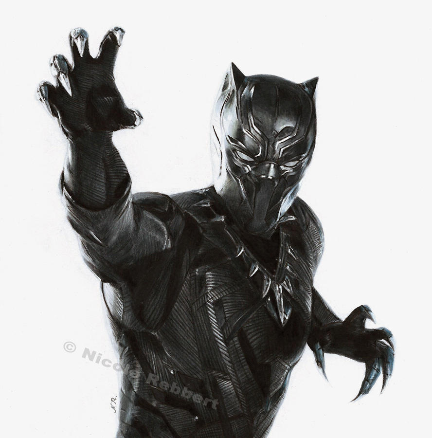 Black Panther Drawing By Quelchii On Deviantart