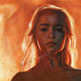Daenerys Targaryen - The Unburnt (drawing)