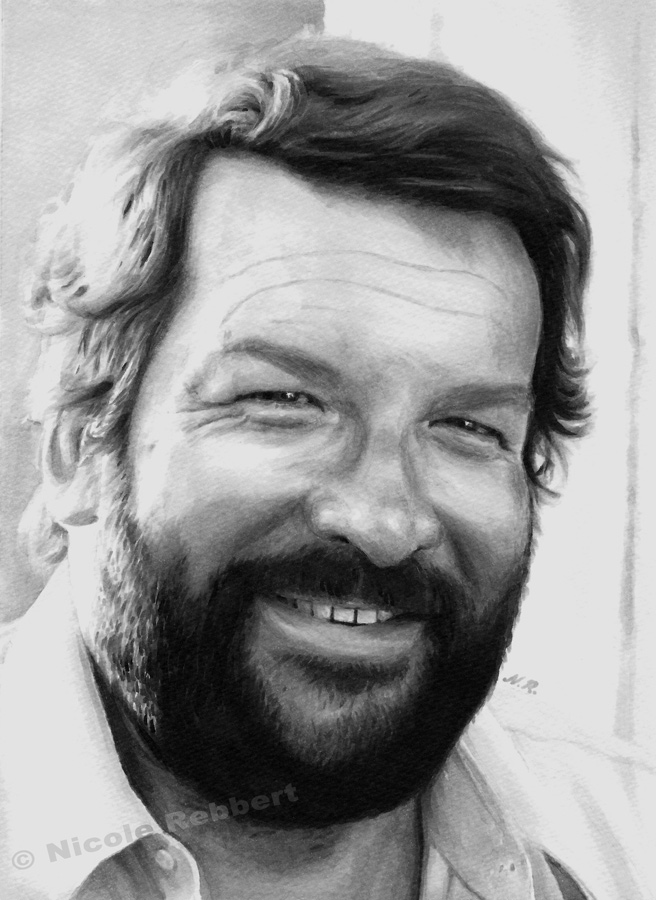 Bud Spencer (marker drawing) by Quelchii