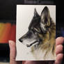 Dog sketch card (Commission)