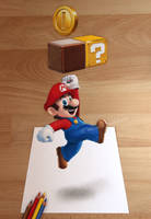 Super Mario - 3D drawing