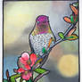 Hummingbird marker drawing