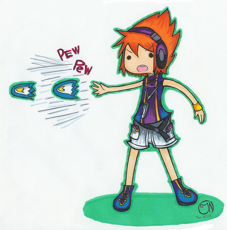 TWEWY- Neku's Pew Pew Danmaku Adventure Time!