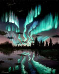 Aurora Borealis by BadBats