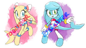 CLOSED Paypal Adoptable - Dolphin Girls