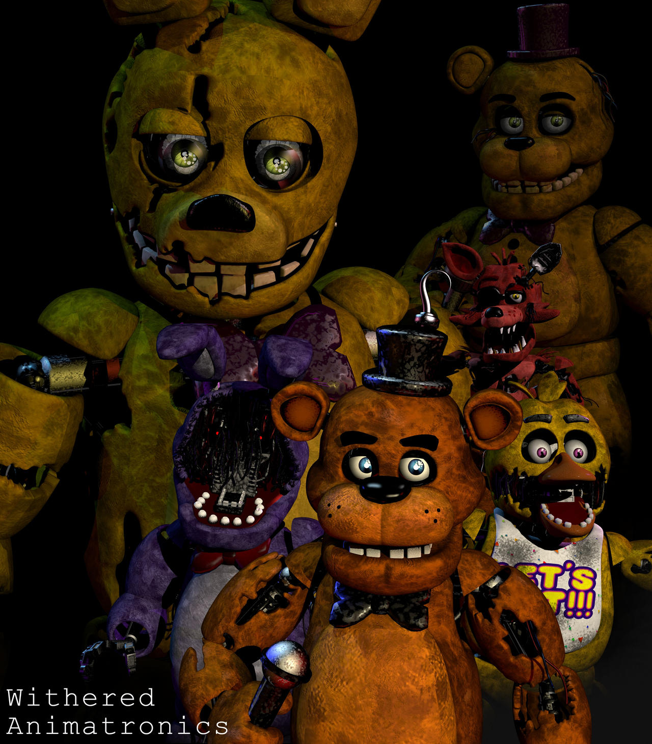 Distorted Anmitronics C4D | Withered Animatronics RELEASE!!! by alexbonilma on DeviantArt