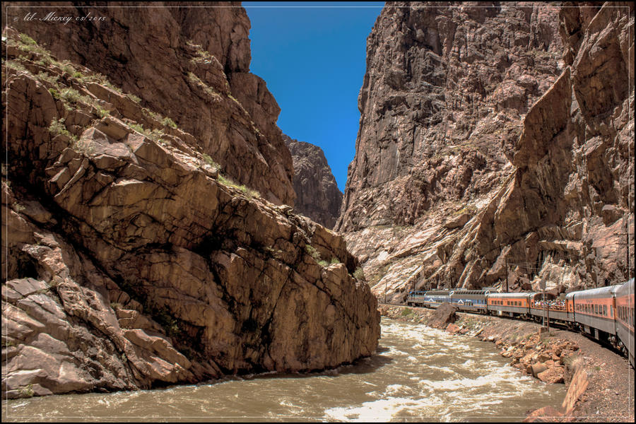 Riding Royal Gorge by lil-Mickey