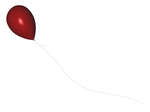 STOCK PNG red balloon
