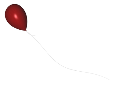 STOCK PNG red balloon