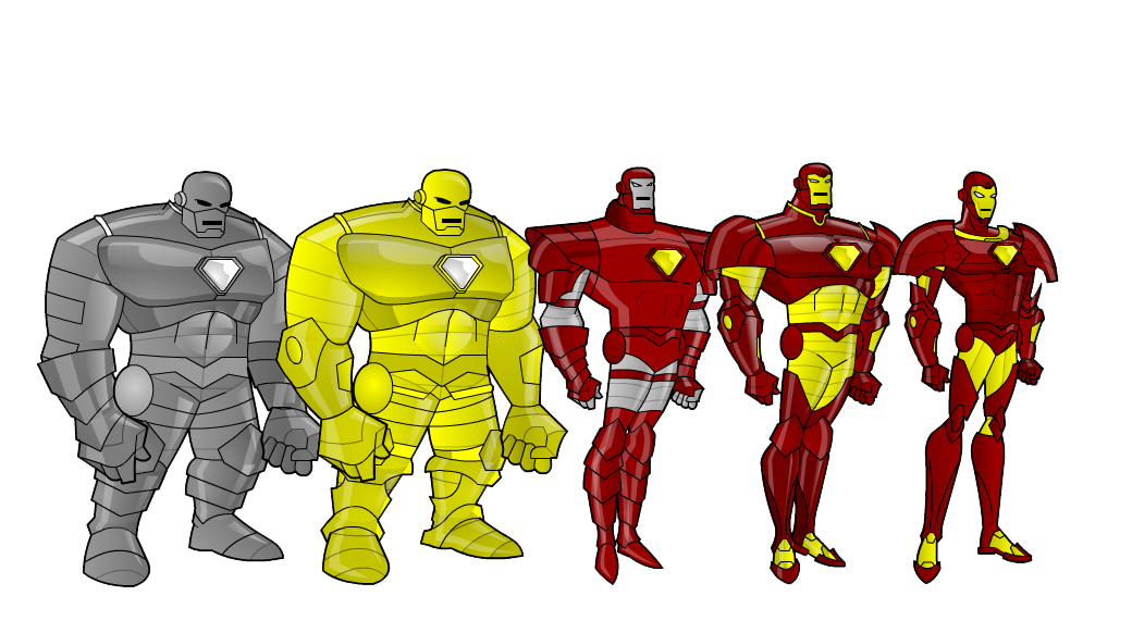 Iron Man-Evolution of Design